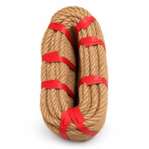 fardo de cuerda de yute con correas rojas (1)